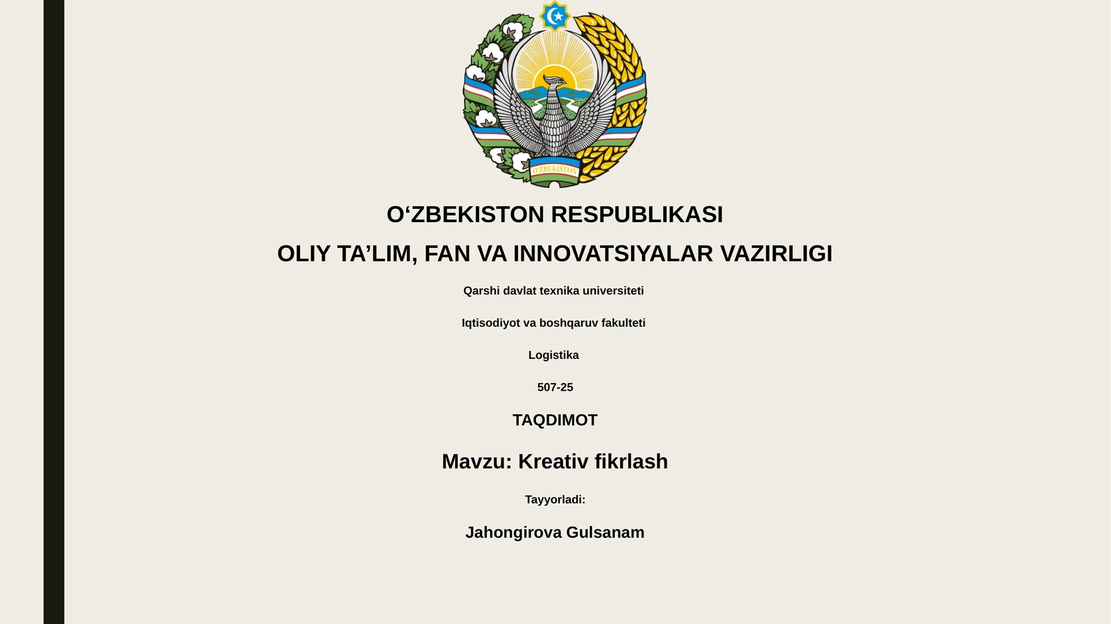 Kreativ fikrlash