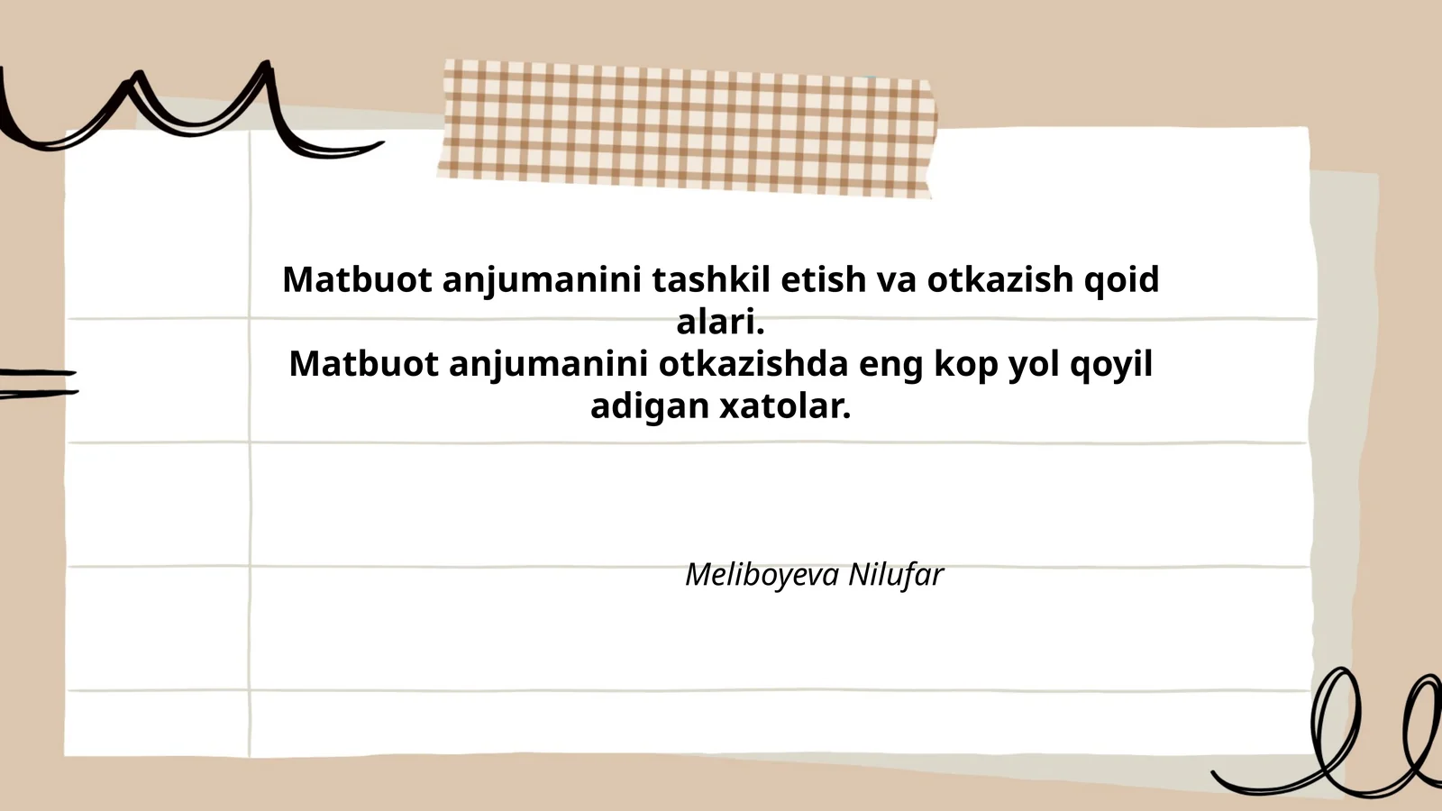 Matbuot anjumani qoidalari