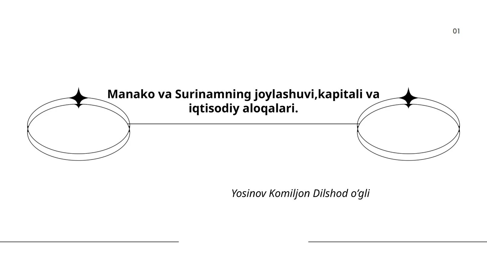 Surinamning geografik joylashuvi, kapitali va iqtisodiy aloqalari