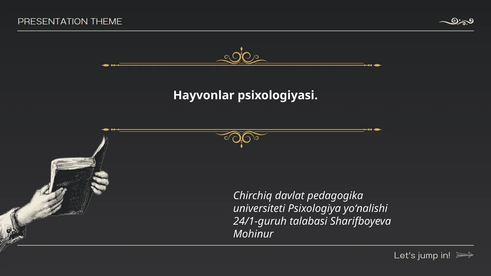 Hayvonlar psixologiyasi