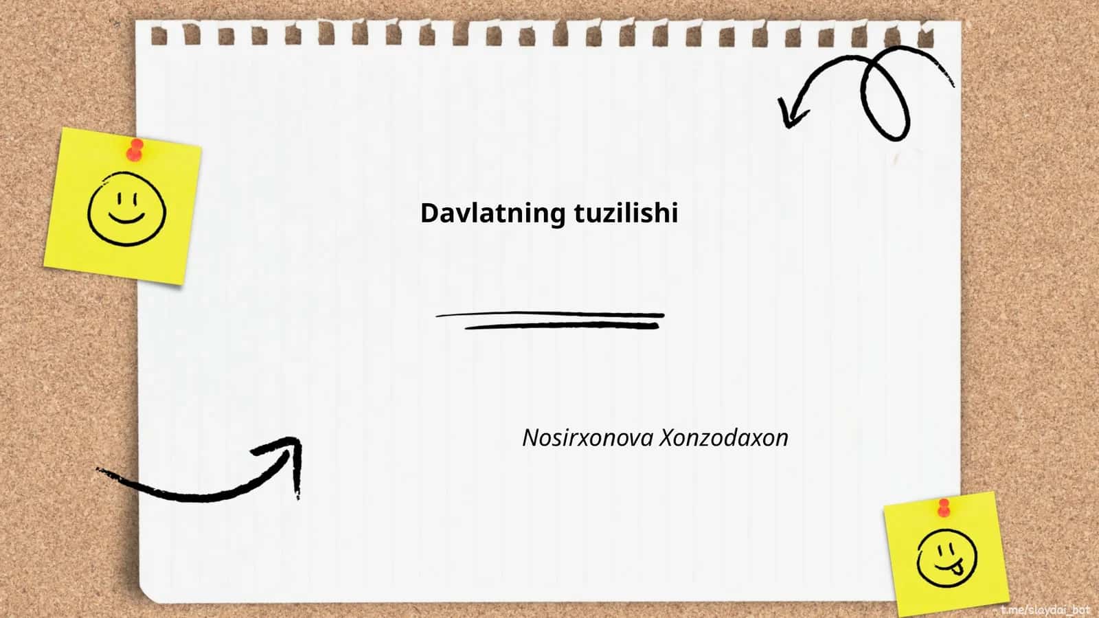 Davlatning tuzilishi