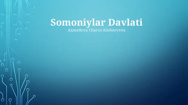 Somoniylar Davlati