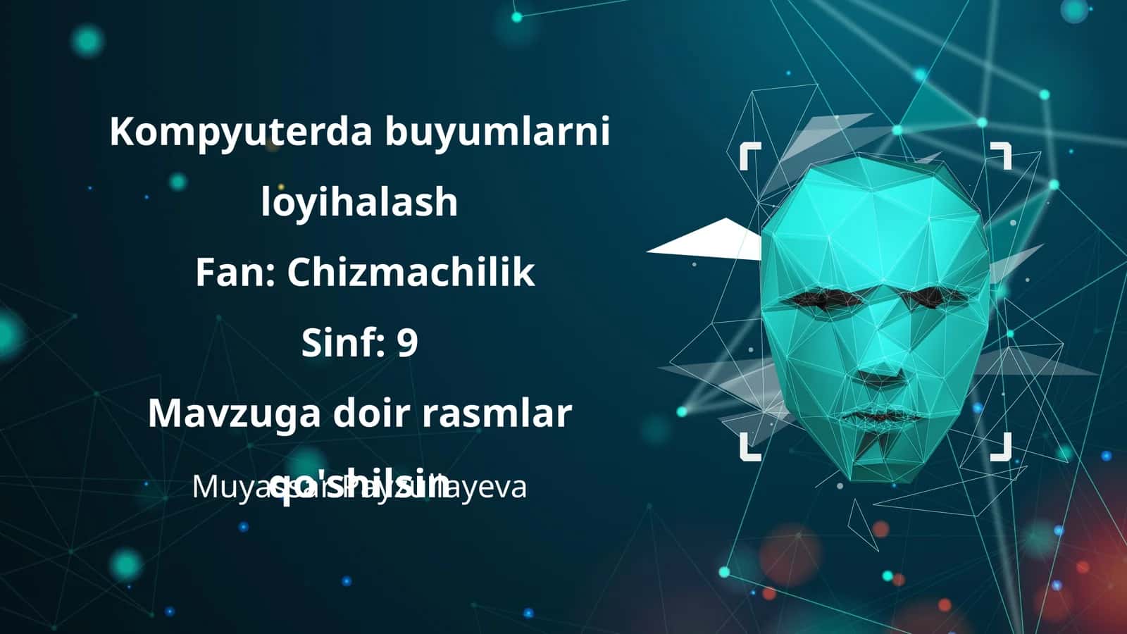 Kompyuterda buyumlarni loyihalash