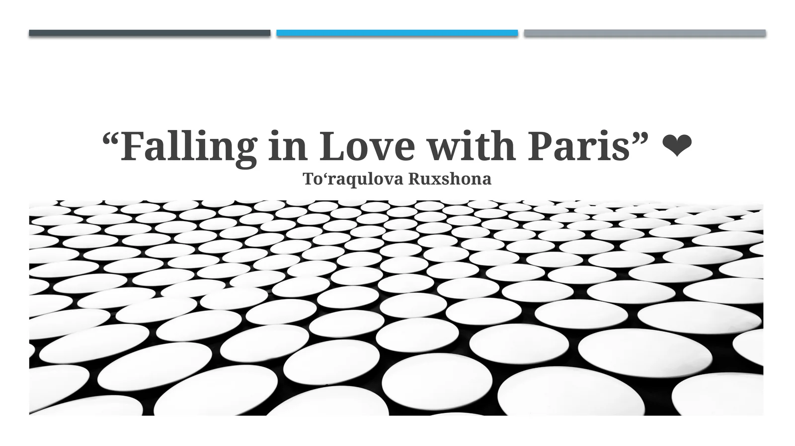 Falling in Love with Paris