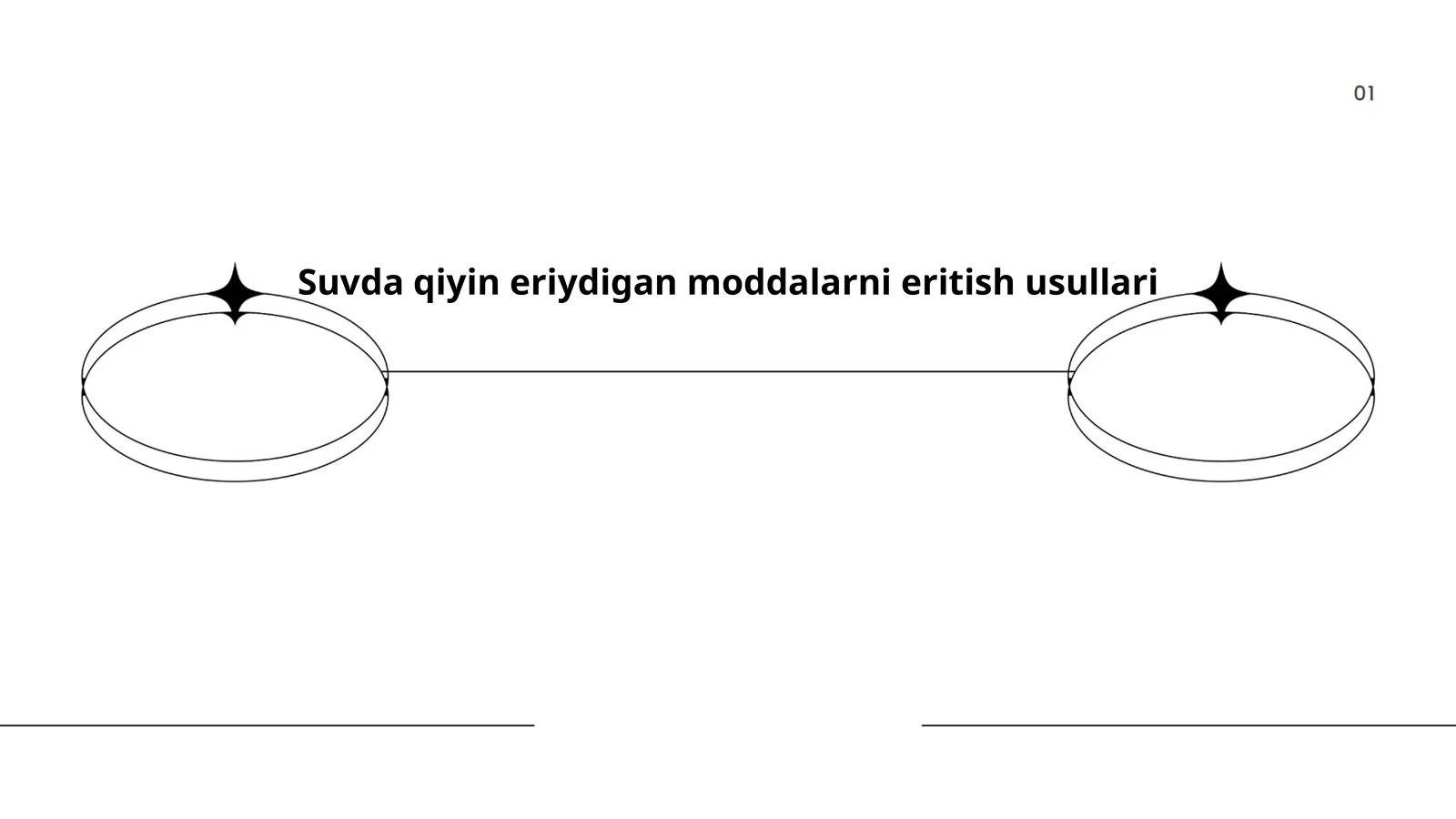 Suvda qiyin eriydigan moddalarni eritish usullari