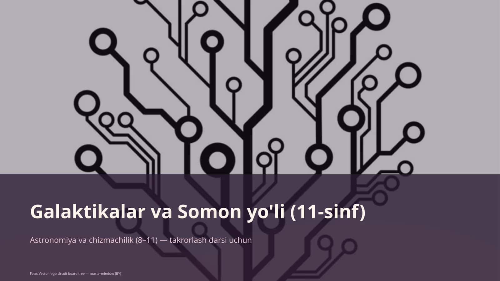 Galaktikalar va Somon yo'li (11-sinf)