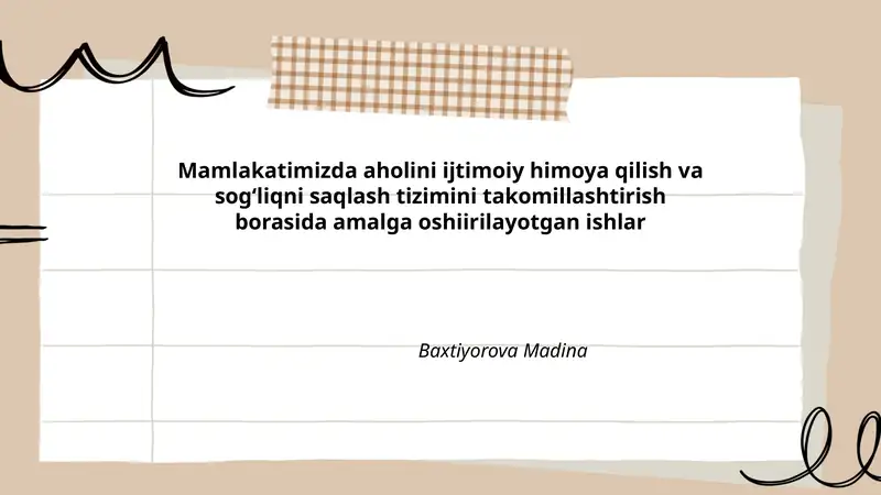 Ijtimoiy nafaqa va pensiya tizimini modernizatsiya qilish