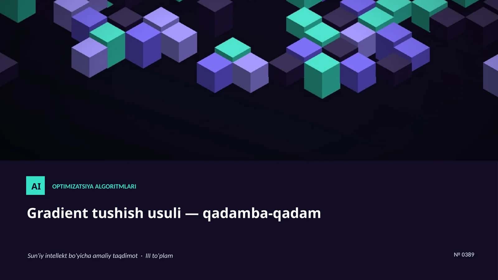 Optimizatsiya algoritmlari