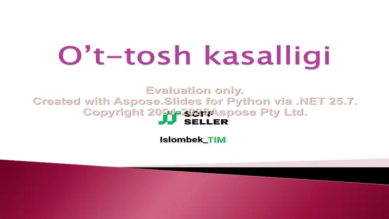 O’t-tosh kasalligi