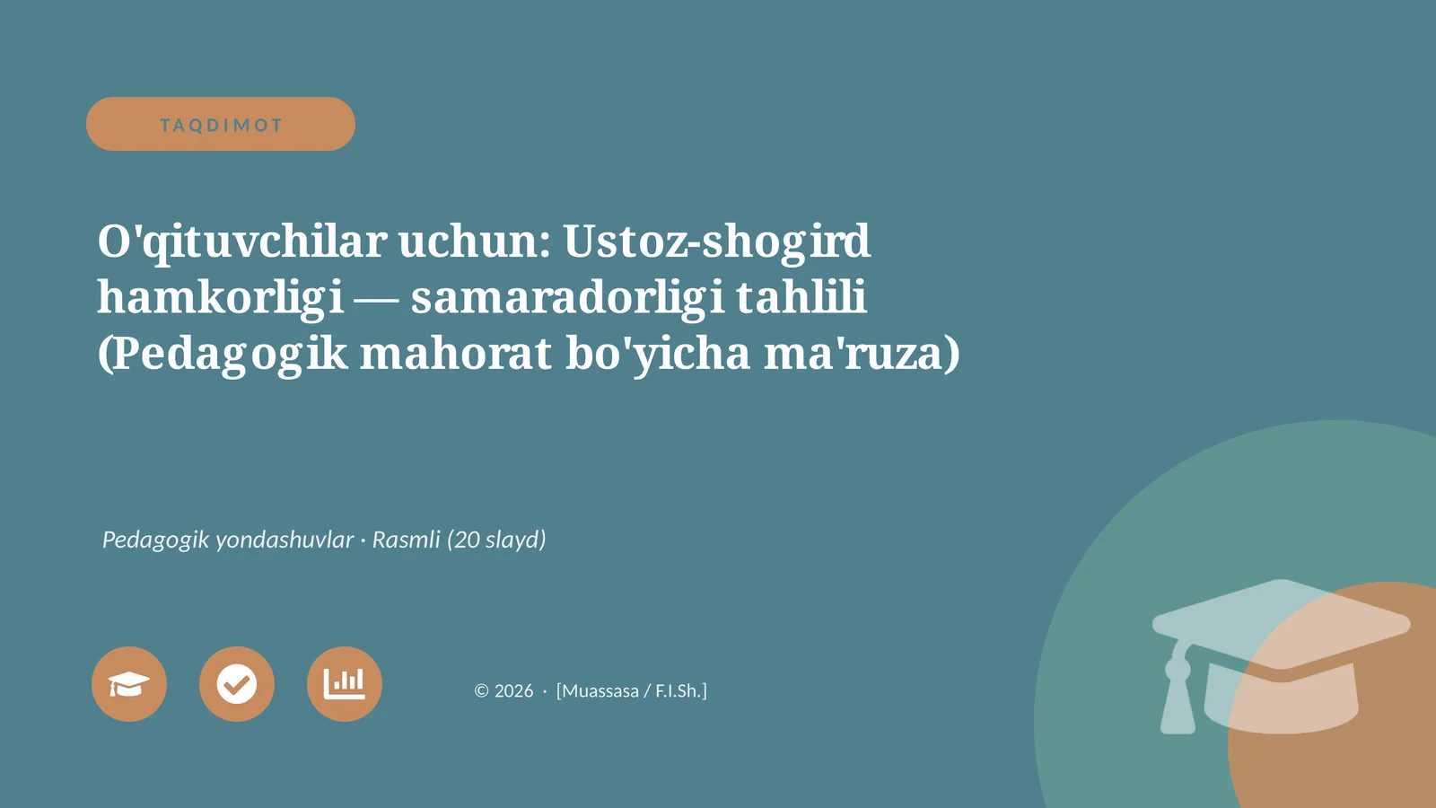 Ustoz-shogird hamkorligi — samaradorligi tahlili