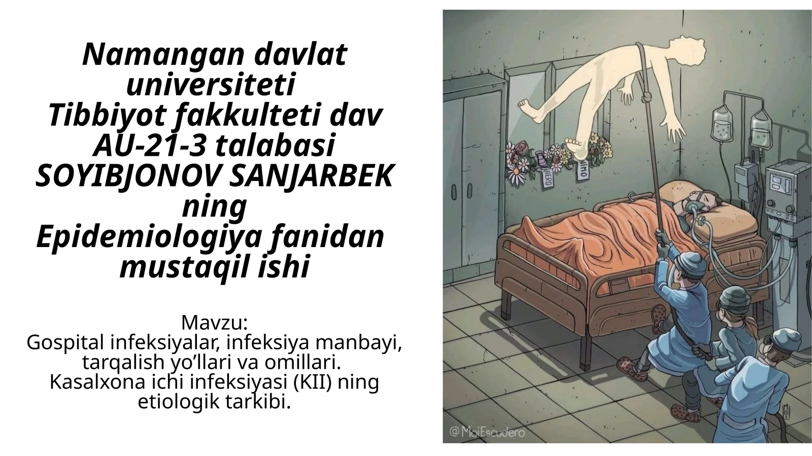 Epidemiologiya fanidan mustaqilishi