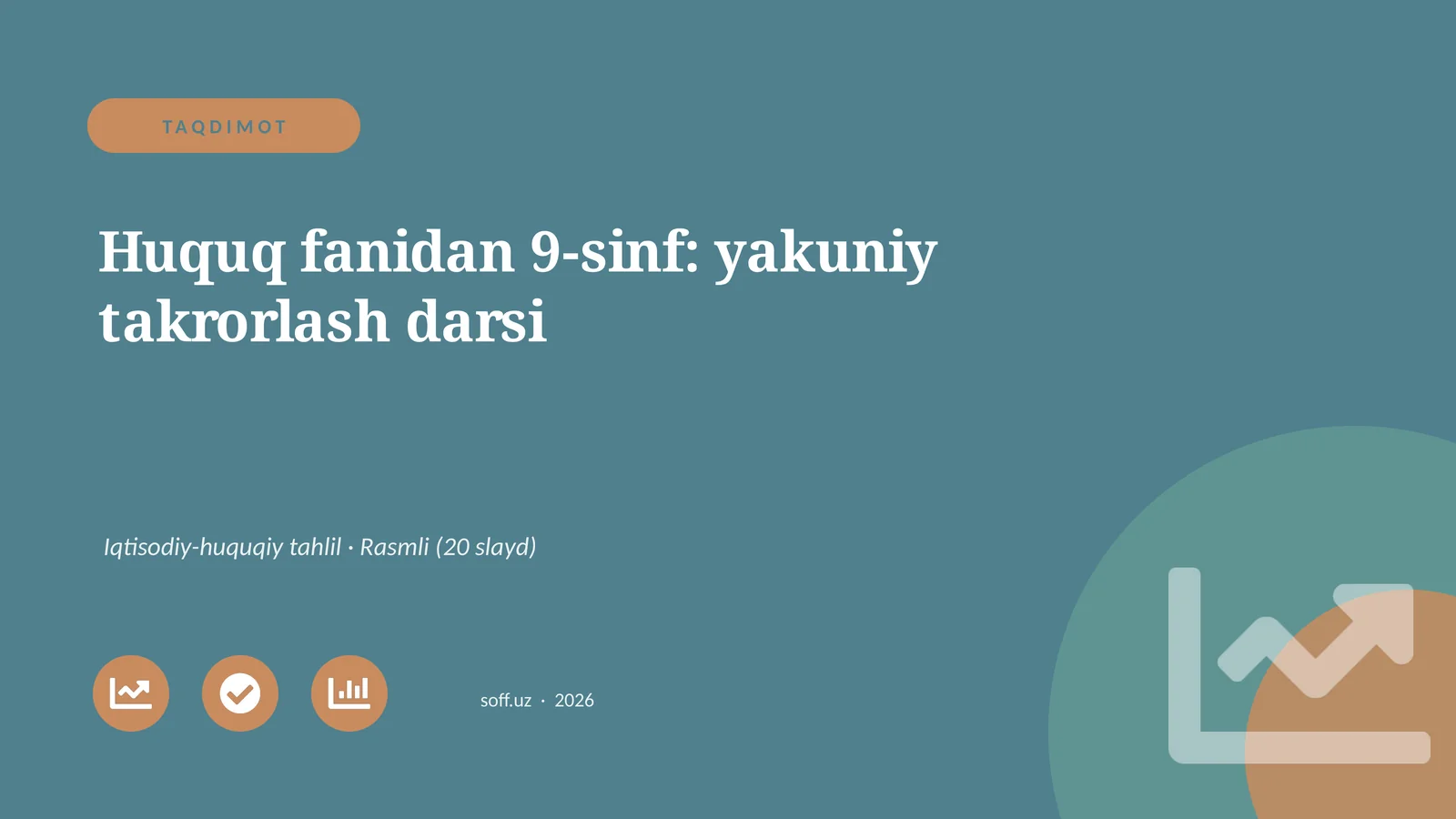 Huquq fanidan 9-sinf: yakuniy takrorlash darsi