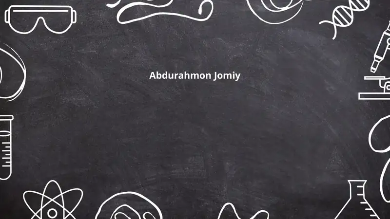 Abdurahmon Jomiy pedagogik qarashlari
