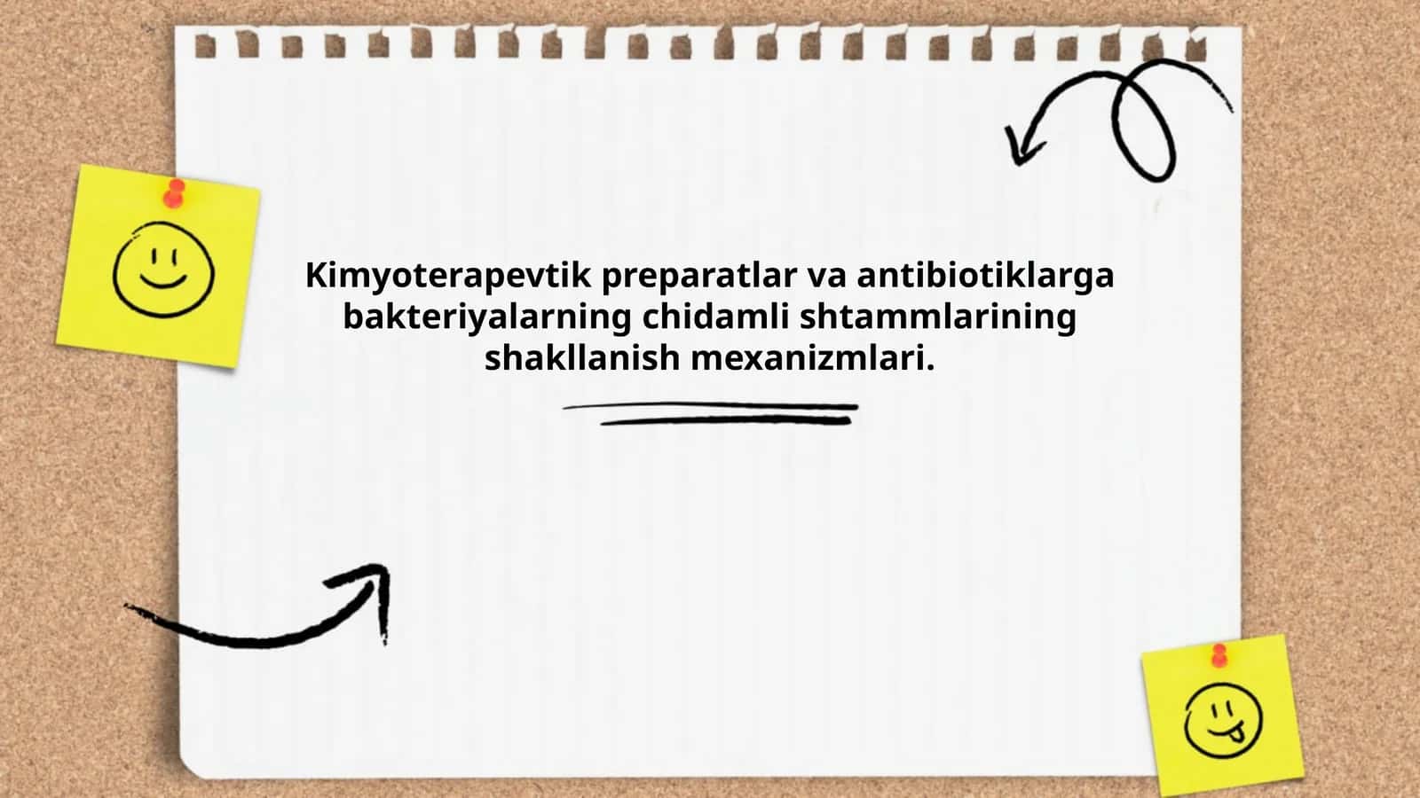 Kimyoterapevtik preparatlar va antibiotiklarga bakteriyalarning chidamli shtammlarining shakllanish mexanizmlari