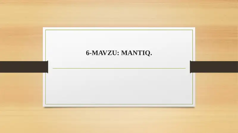 Mantiq