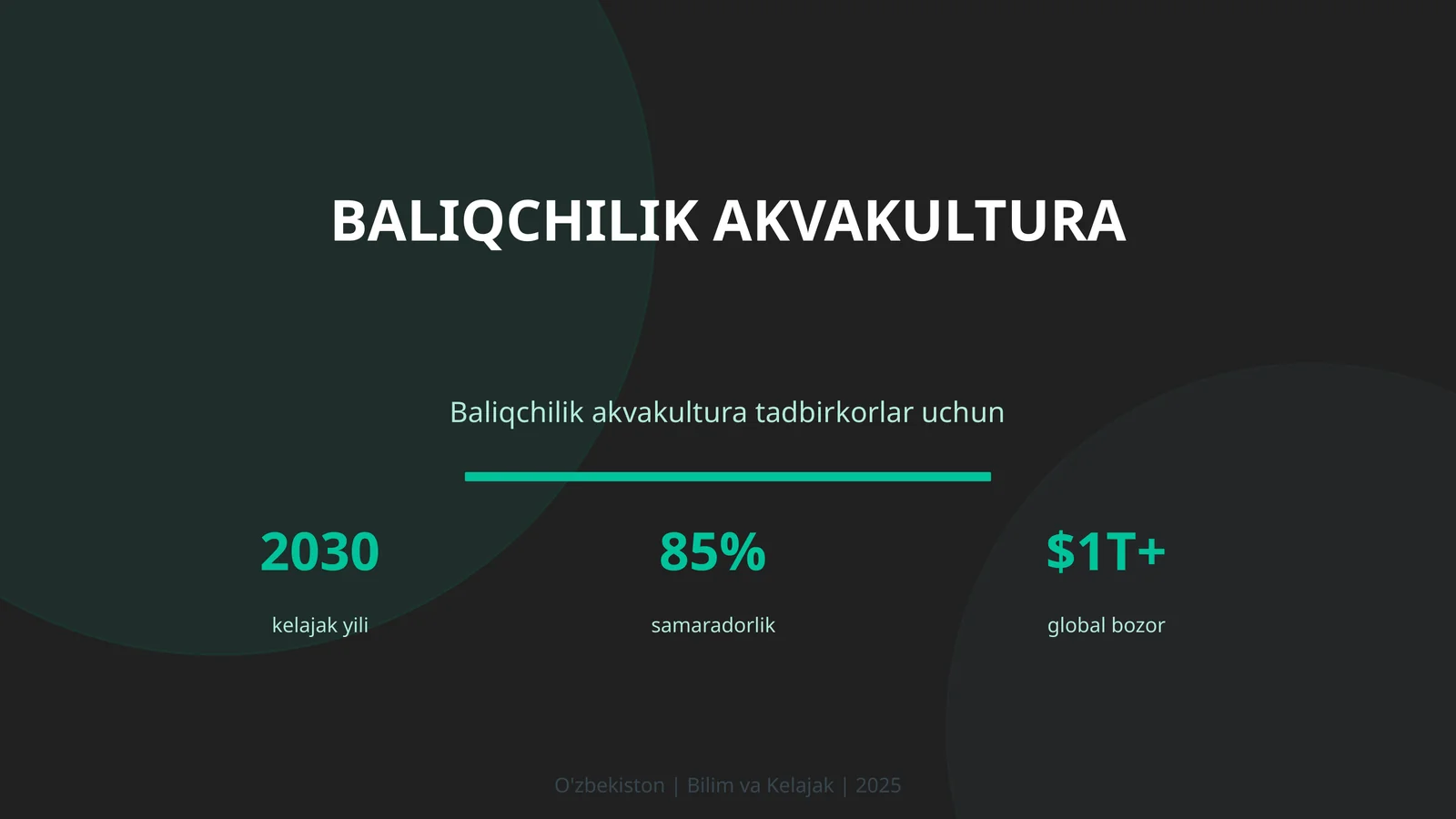 Baliqchilik akvakultura