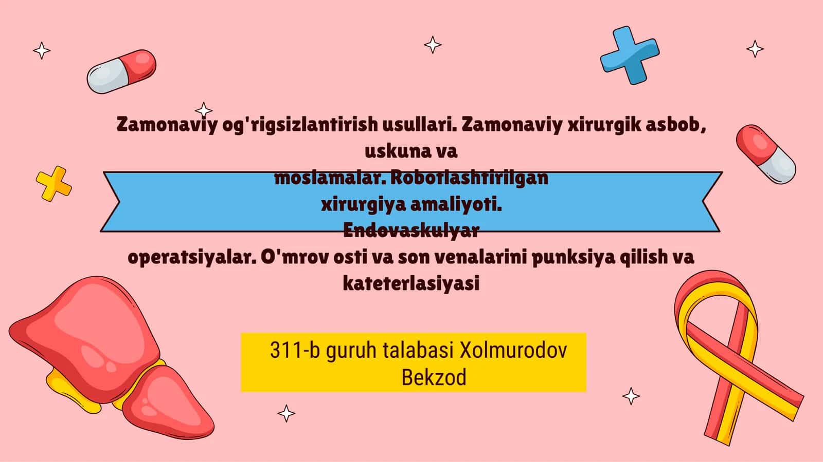 Zamonaviy og'rig'sizlantirish usullari