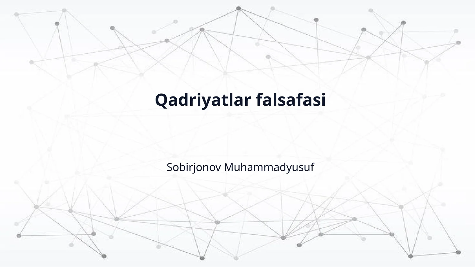 Qadriyatlar falsafasi