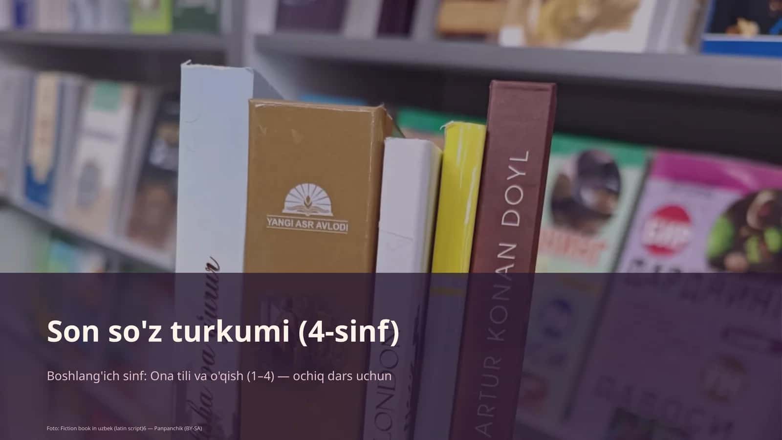 Son so'z turkumi (4-sinf)