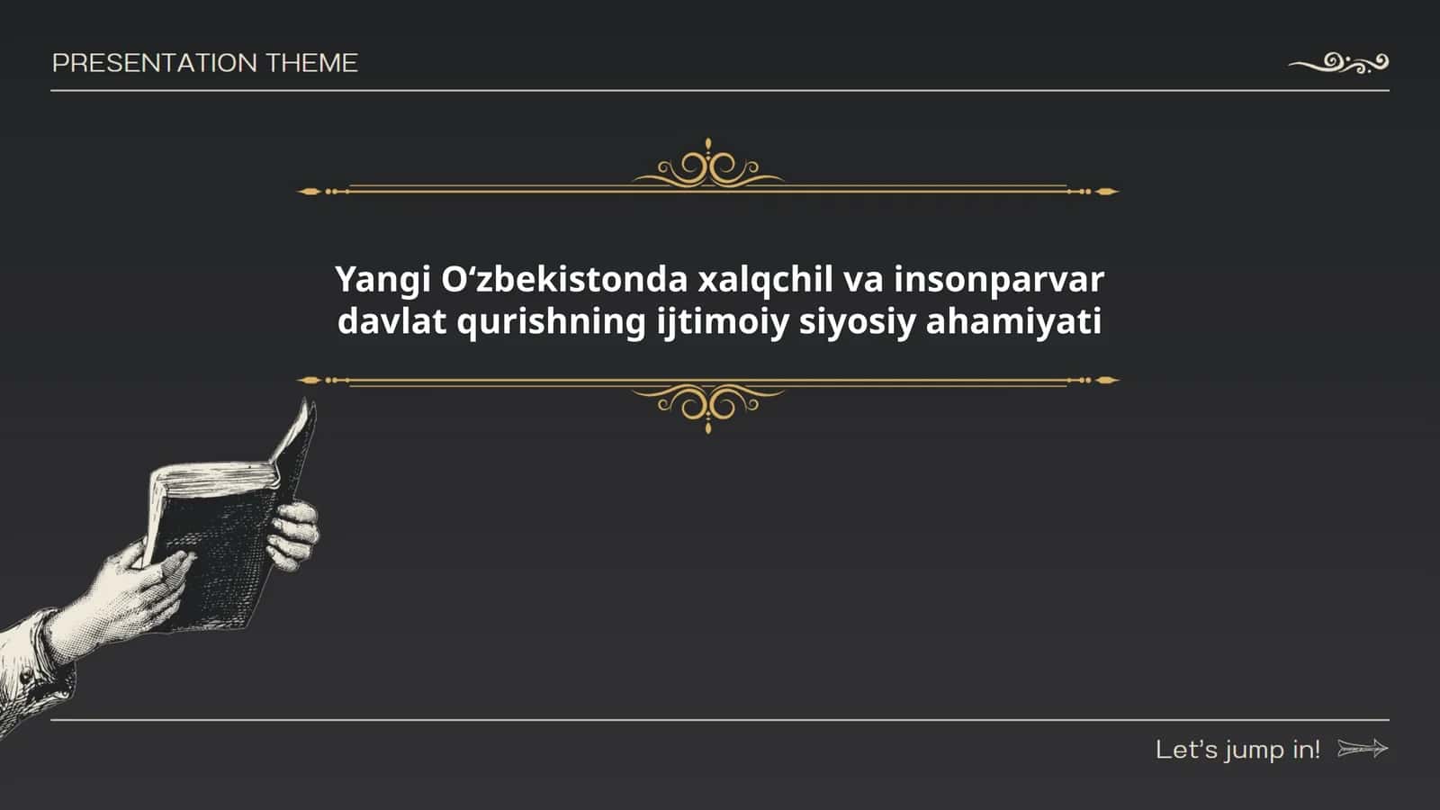 Yangi Oʻzbekistonda xalqchil va insonparvar davlat qurishning ijtimoiy siyosiy ahamiyati