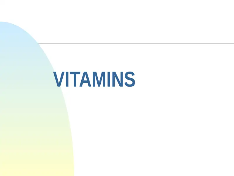VITAMINS