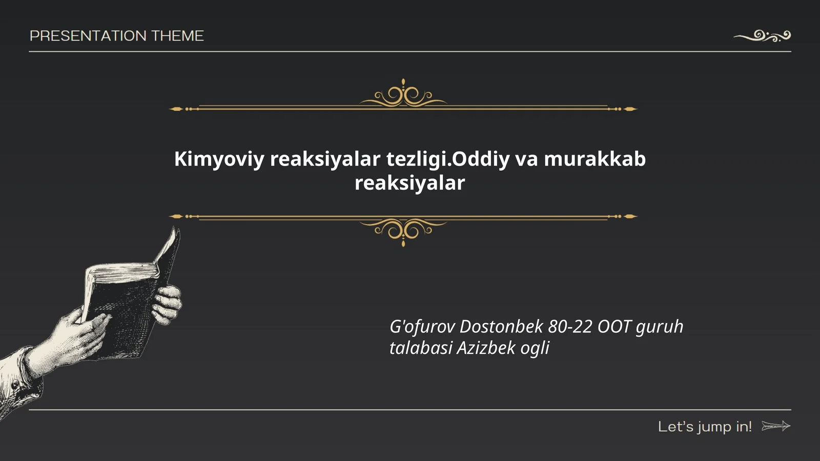 Kimyoviy reaksiyalar tezligi