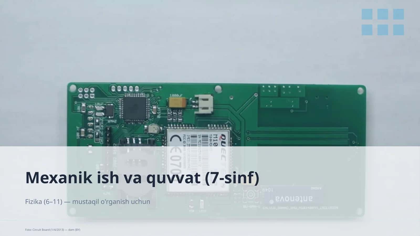 Mexanik ish va quvvat (7-sinf)
