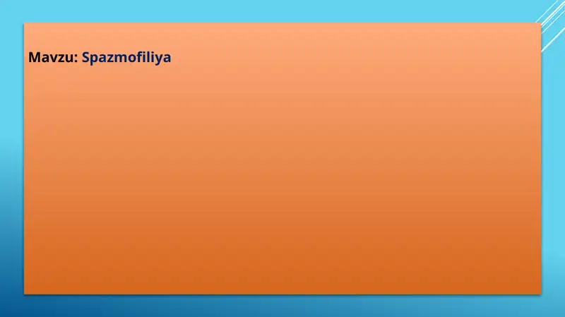 Spazmofiliya