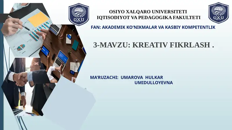 KREATIV FIKRLASH