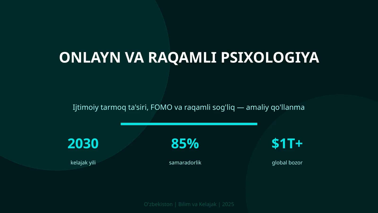 Onlayn va raqamli psixologiya