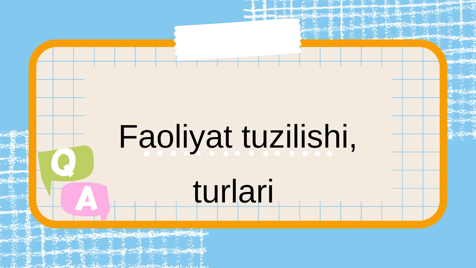 Faoliyat va motivatsiya