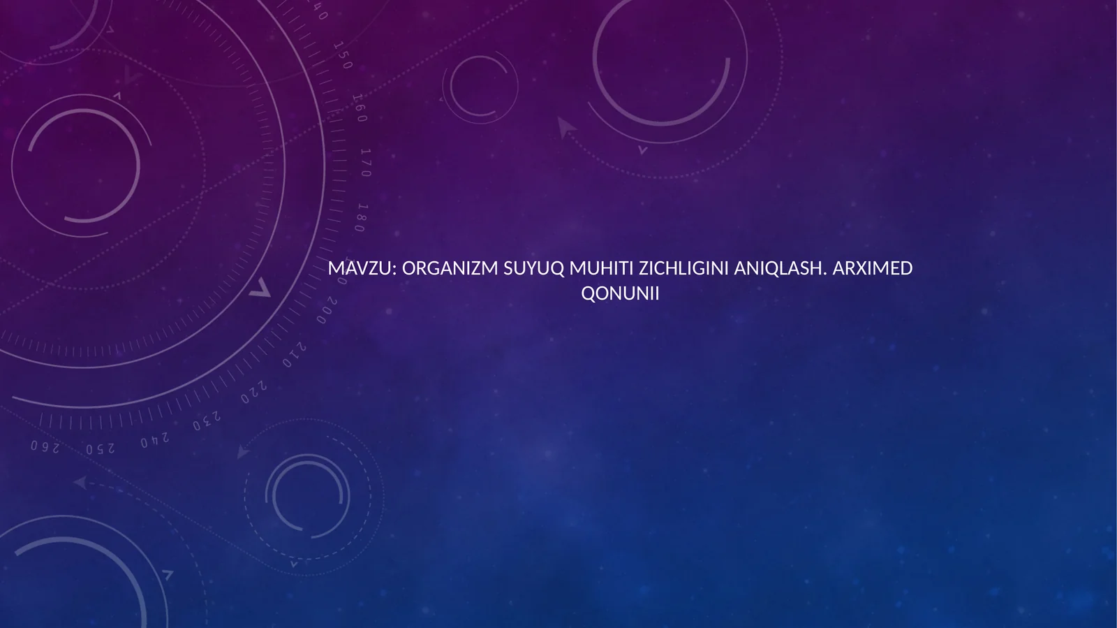 Arximed qonuni