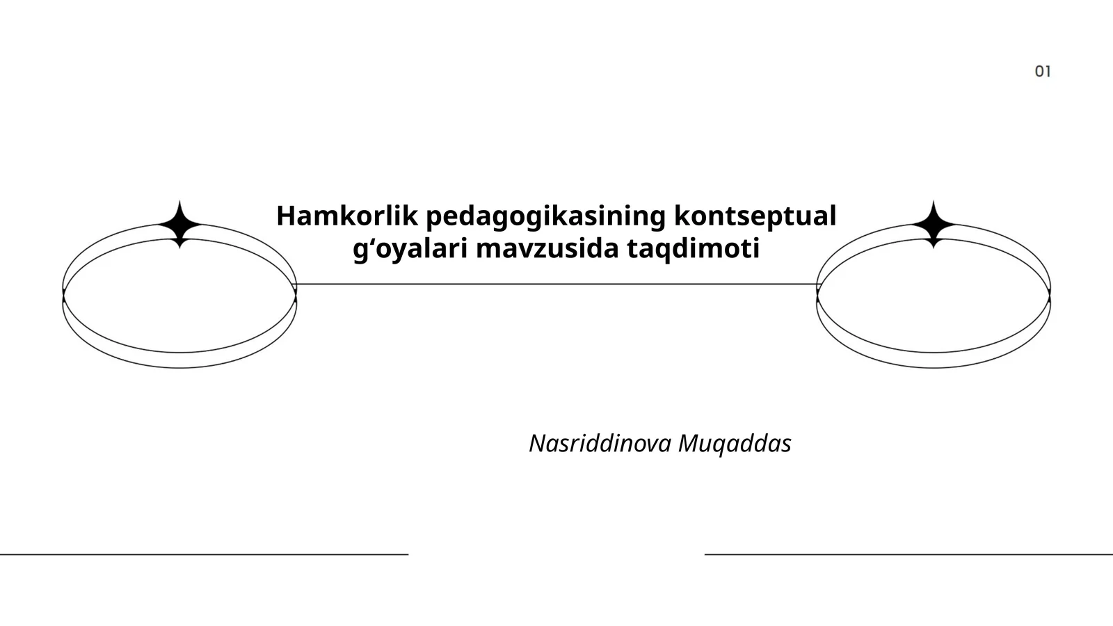 Hamkorlik pedagogikasining kontseptual gʻoyalari mavzusida taqdimoti