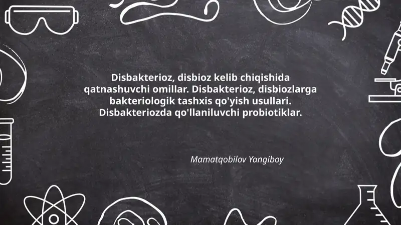 Disbakterioz