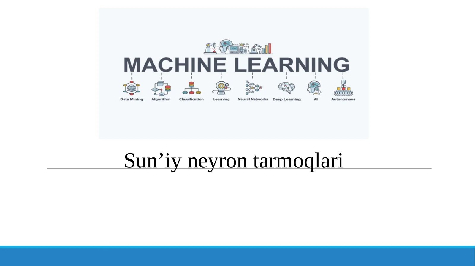 Sun’iy neyron tarmoqlari