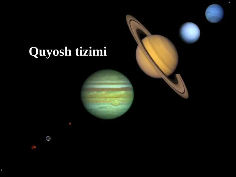 Quyosh tizimi