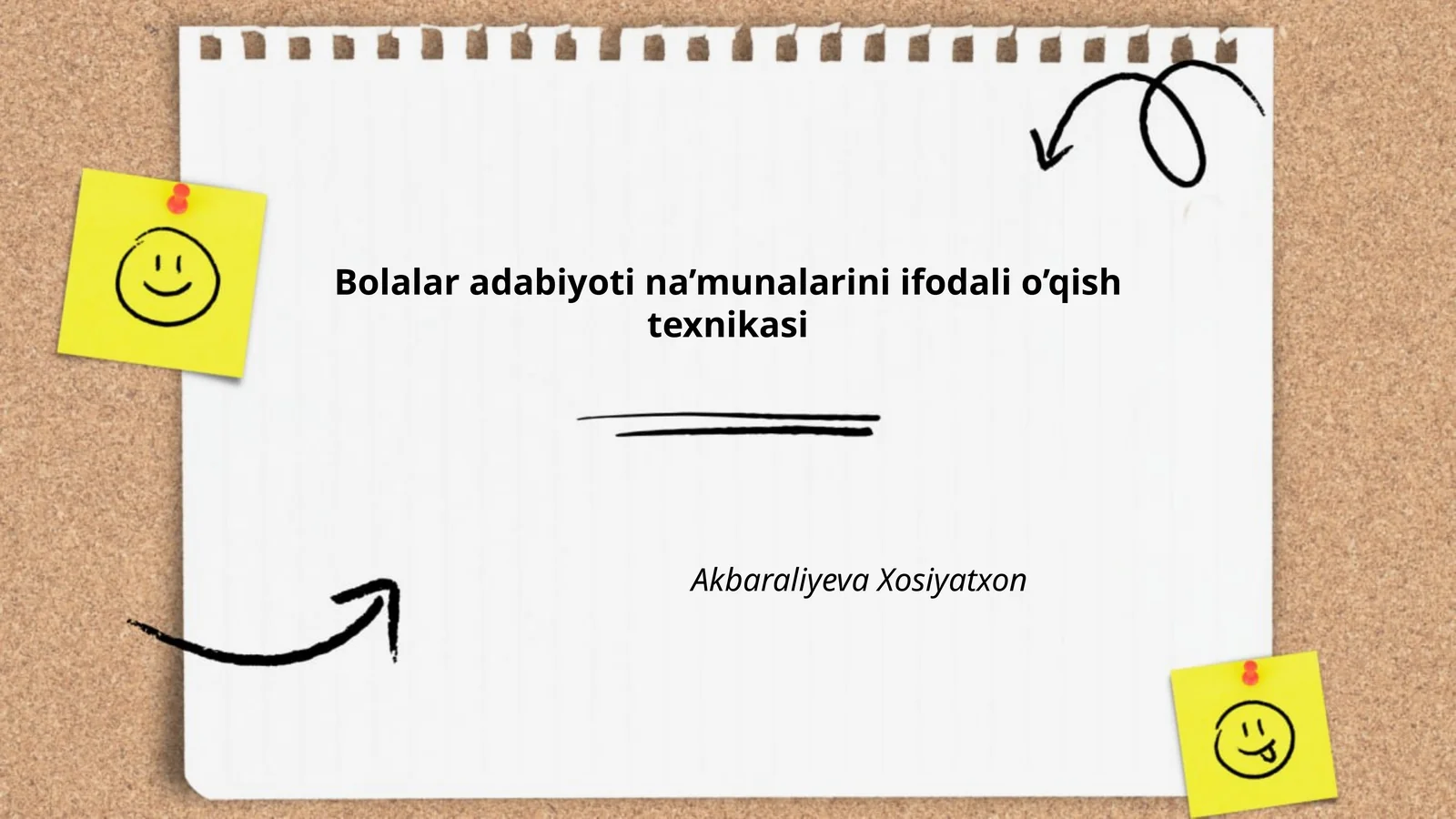 Ifodali o'qish texnikasi