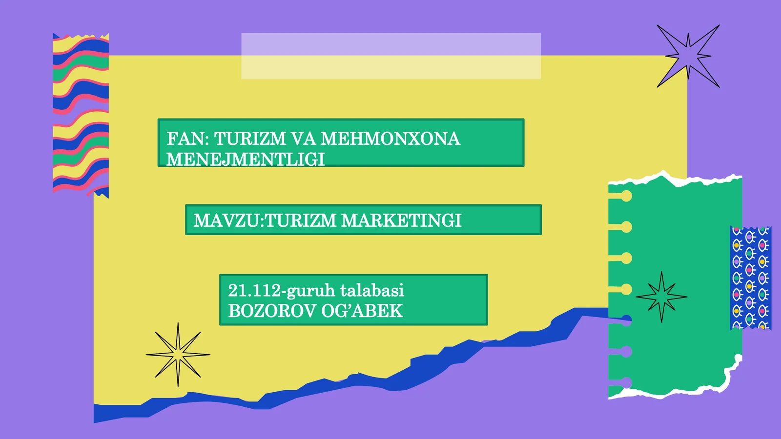 TURIZM MARKETINGI