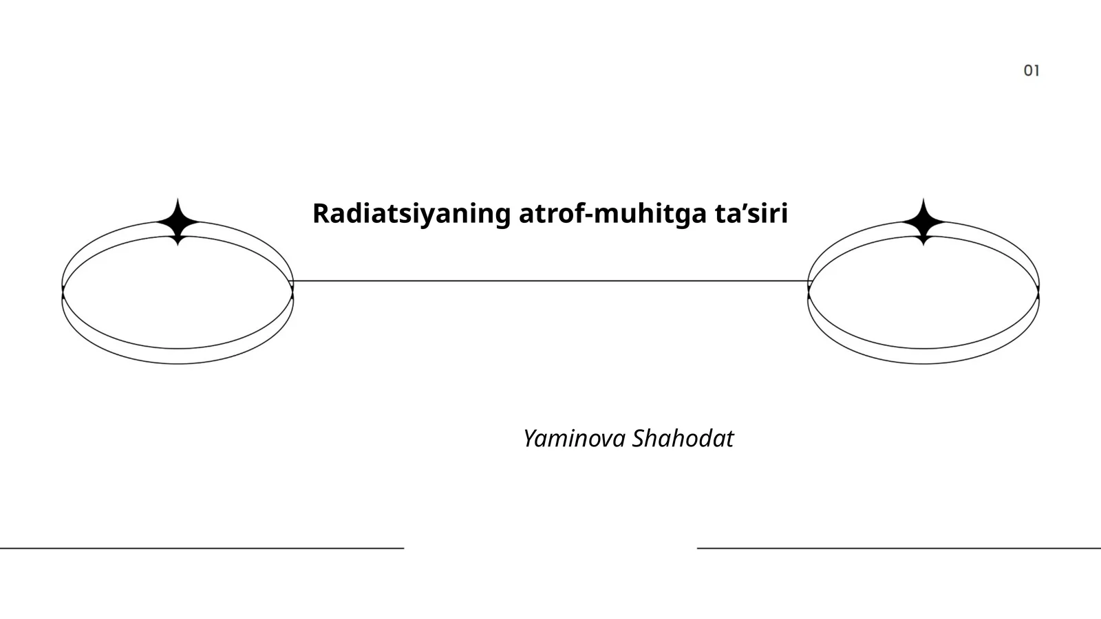 Radiatsiyaning atrof-muhitga ta’siri