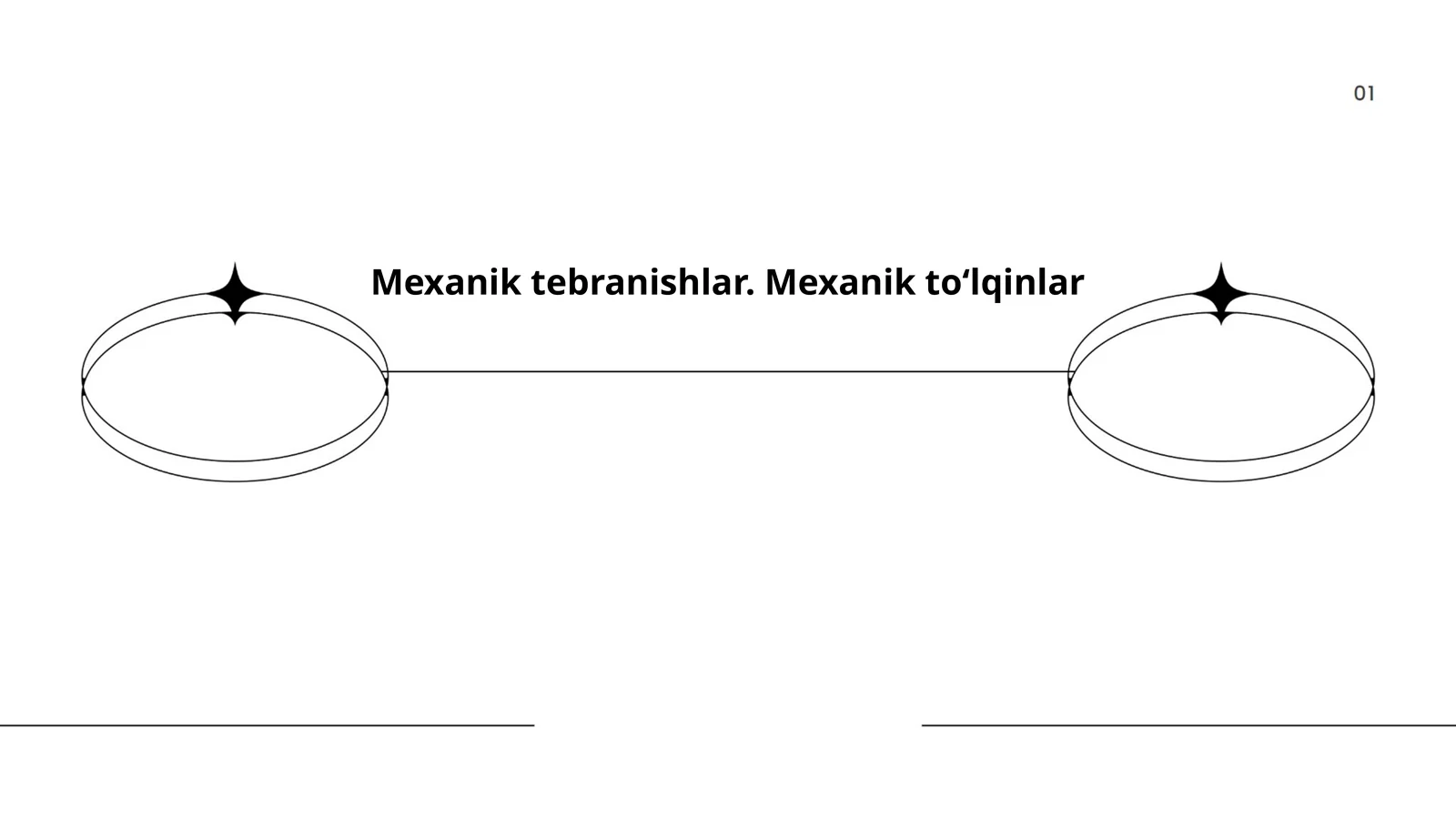 Mexanik tebranishlar. Mexanik toʻlqinlar