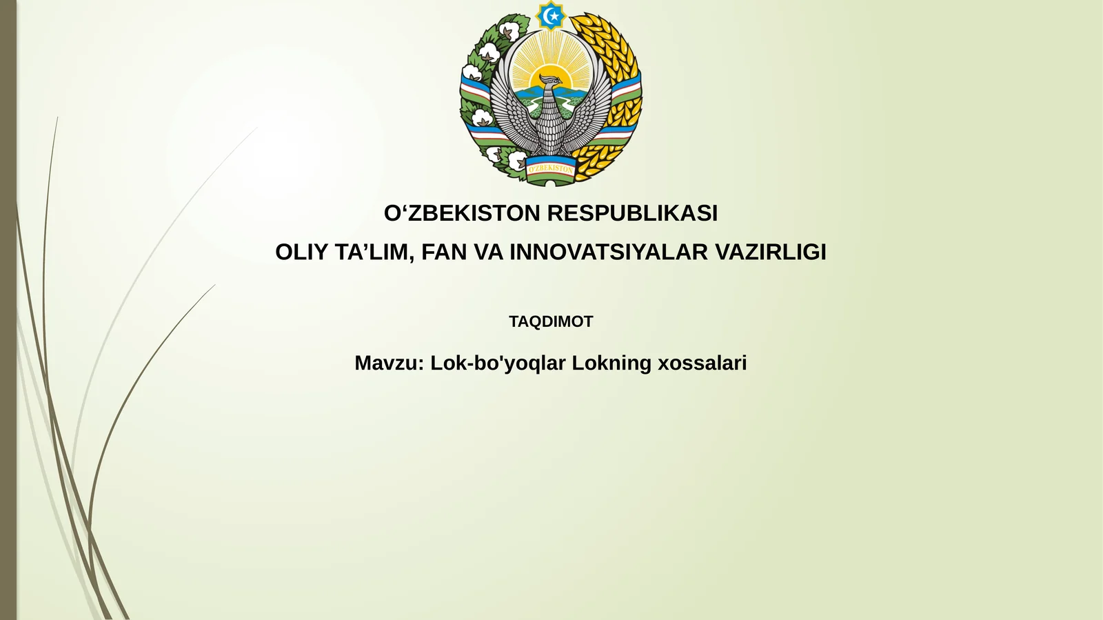 Bo'yoqlar va Laklar: Ta'rif va Turlari