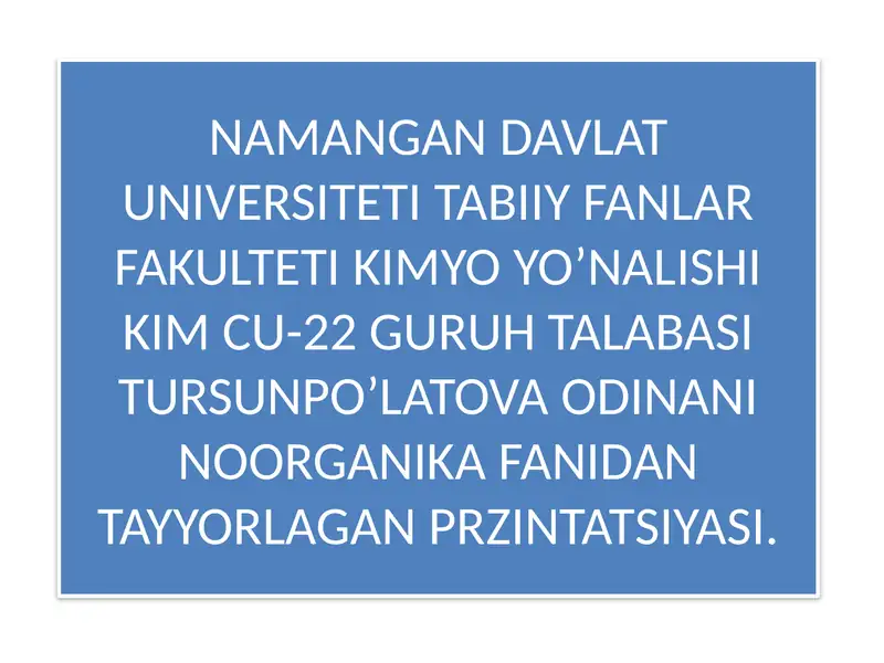 IX Guruh Elementini Olinishi