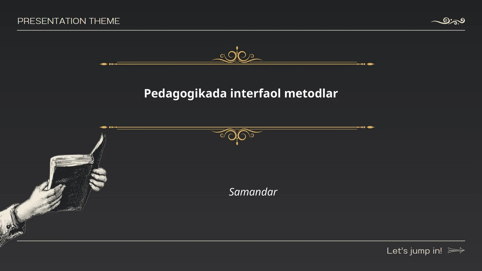 Pedagogikada interfaol metodlar