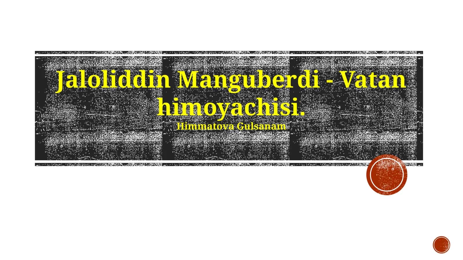 Jaloliddin Manguberdi - Vatan himoyachisi