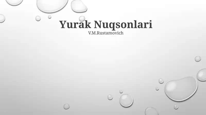 Yurak Nuqsonlari