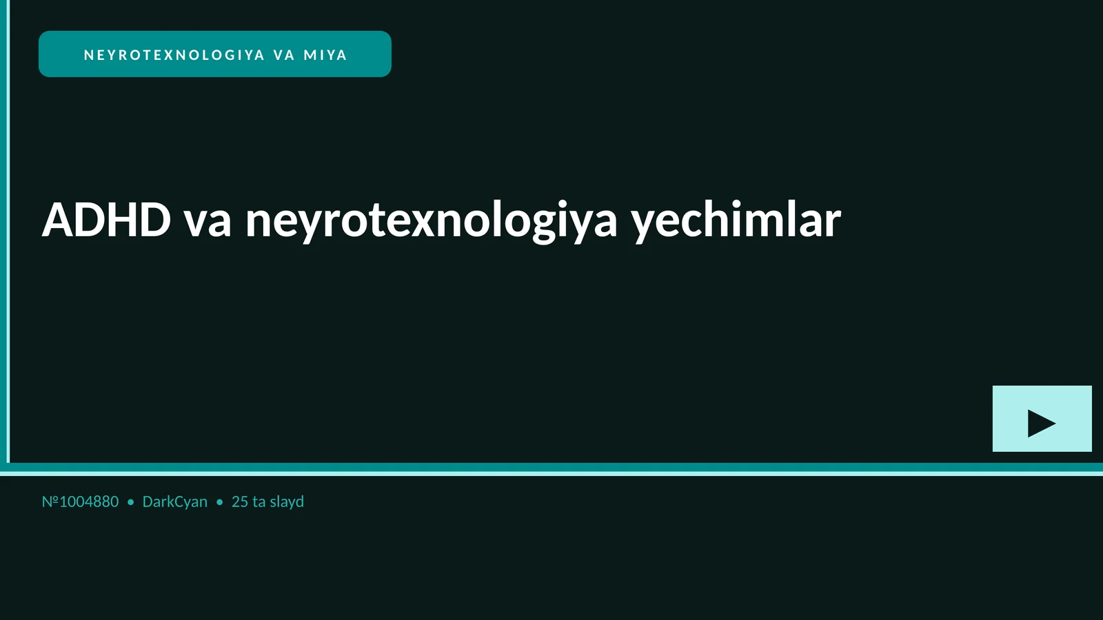 ADHD va neyrotexnologiya yechimlar