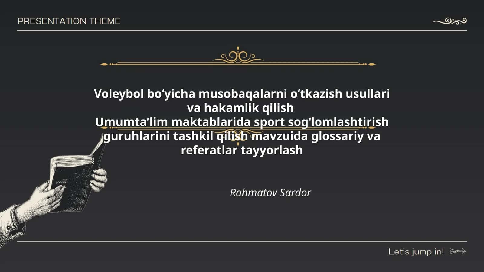 Voleybol bo‘yicha musobaqalarni o‘tkazish usullari va hakamlik qilish