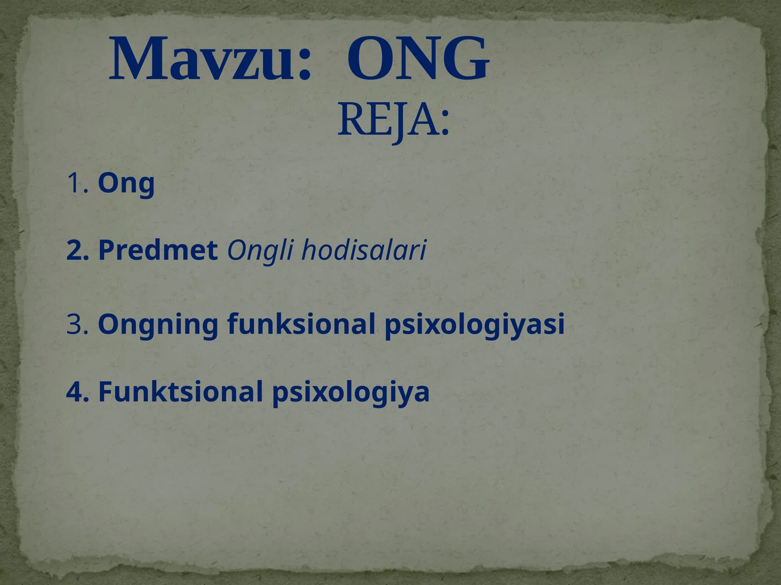 Ong