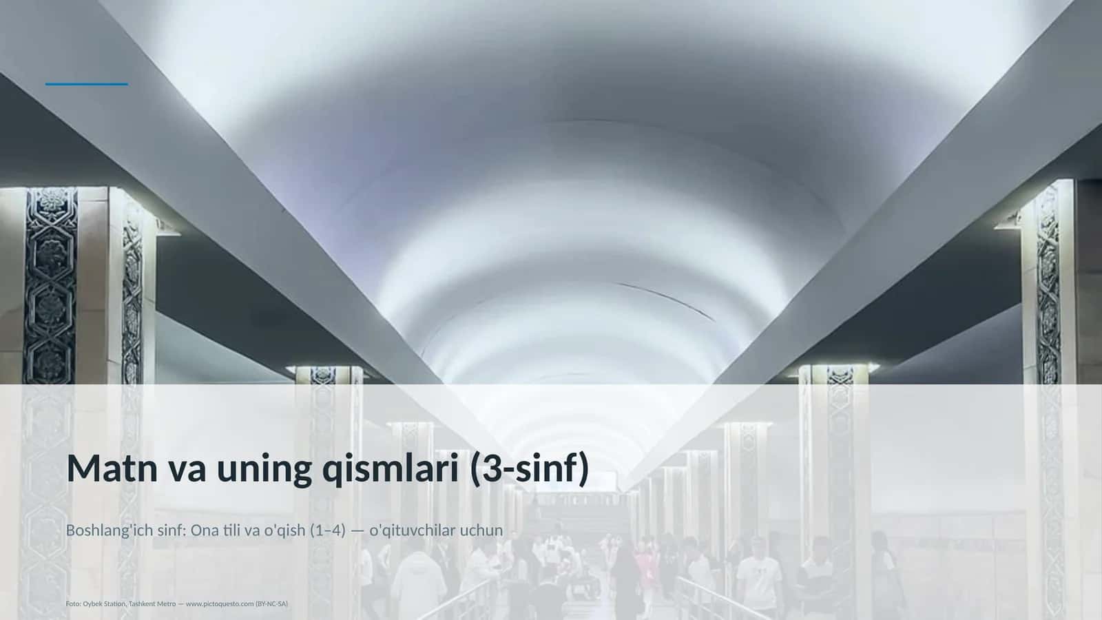 Matn va uning qismlari (3-sinf)