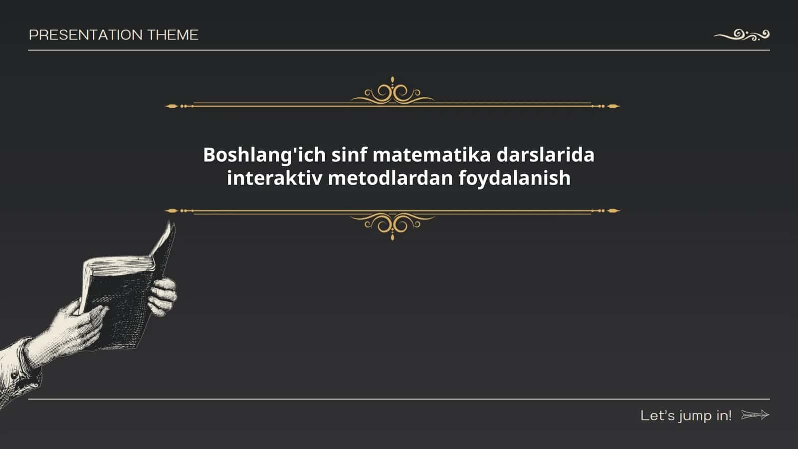 Boshlang'ich sinf matematika darslarida interaktiv metodlardan foydalanish